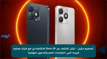 تصميم متين.. آيتل تكشف عن Zeno 20 الاقتصادي مع مزايا عملية فريدة تلبي احتياجات المستخدمين اليومية